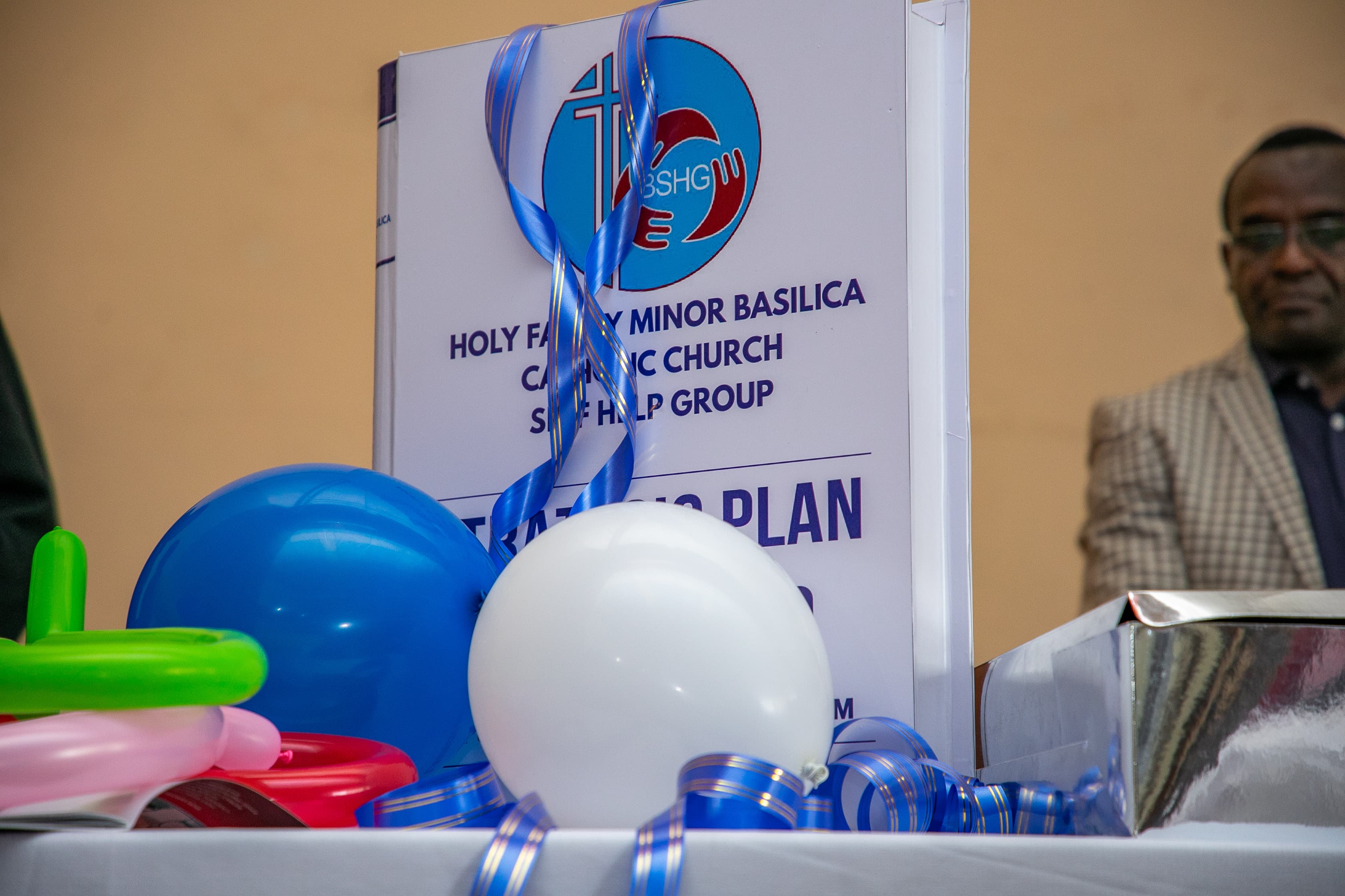 Holy Family Minor Basilica SHG strategic plan launch display